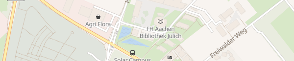 Karte Fachhochschule Jülich