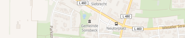 Karte Rathaus Sonsbeck