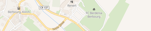 Karte Sportplatz Berburg Manternach