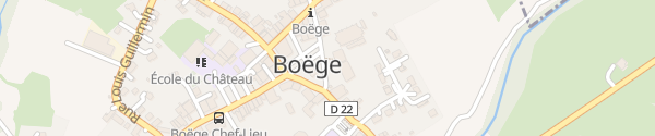 Karte Mairie Boëge