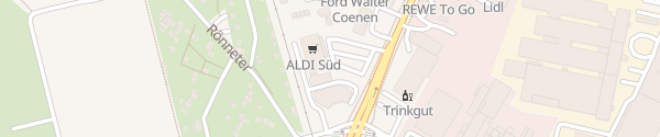 Karte ALDI Süd Monschauer Straße Mönchengladbach
