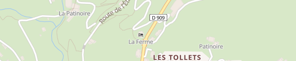 Karte Hôtel La Ferme La Clusaz