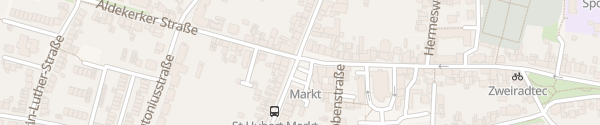 Karte Marktplatz St. Hubert Kempen