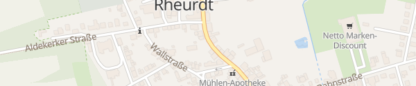 Karte Rathausstraße Rheurdt