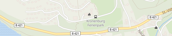 Karte e-regio Eifelpark Kronenburger See Kronenburg