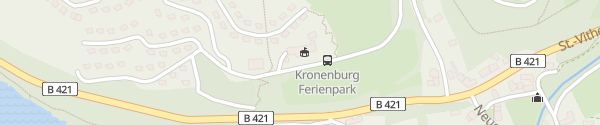 Karte Eifelpark Kronenburger See Dahlem