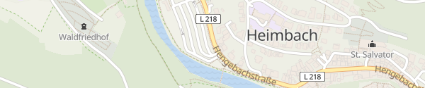 Karte Hengebachstraße Heimbach