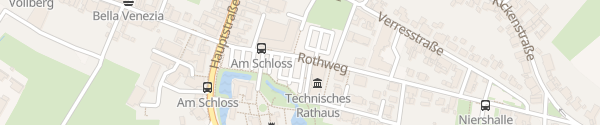 Karte Technisches Rathaus Willich