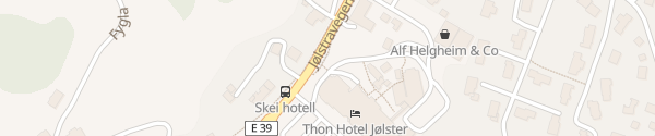 Karte Thon Hotel Skei i Jolster
