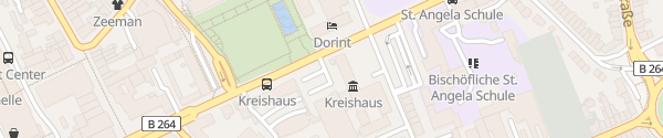 Karte Kreishaus Düren