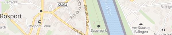 Karte Sauerpark Rosport Rosport-Mompach