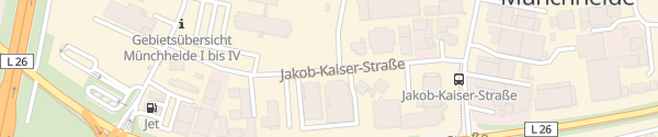 Karte Jakob-Kaiser-Straße Willich