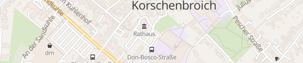 Karte Don-Bosco-Straße Korschenbroich