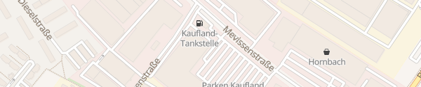 Karte Kaufland Mevissenstraße Krefeld