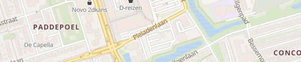 Karte Winkelcentrum Paddepoel P2 Groningen