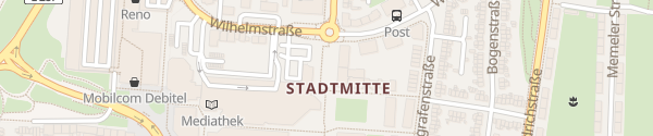 Karte Rathaus Kamp-Lintfort