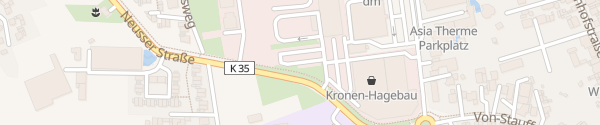 Karte Kronen hagebaumarkt Korschenbroich
