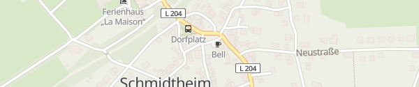 Karte Dorfplatz Schmidtheim Dahlem
