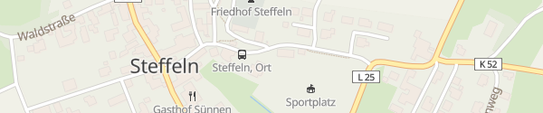 Karte Gemeindehaus Steffeln