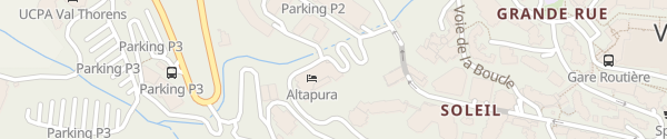 Karte Altapura Val Thorens