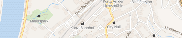 Karte Bahnhof Konz Park&Ride Konz