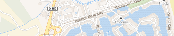 Karte Avenue de la Mer Grimaud