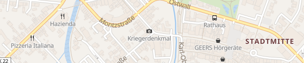 Karte Bahnstraße Grevenbroich