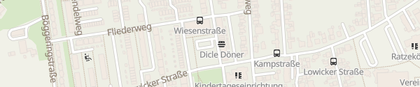 Karte Netto Wiesenstraße Bocholt