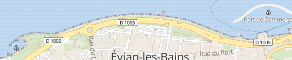 Karte Casino d'Évian Évian-les-Bains