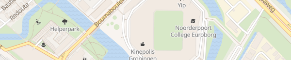 Karte Parkhaus Fussballstadion Groningen