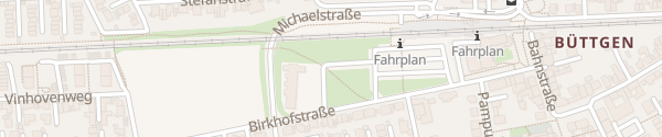 Karte P&R Parkplatz Büttgen Kaarst