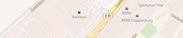 Karte Bauhaus Trier