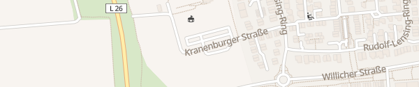 Karte Parkplatz Kranenburger Straße Meerbusch