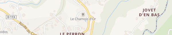 Karte Chalet-Hôtel Le Chamois d'Or Cordon