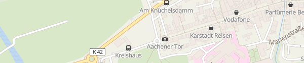 Karte Parkplatz am Aachener Tor Bergheim
