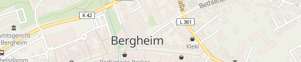 Karte Bethlehemer Straße Bergheim