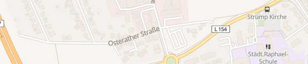 Karte Osterather Straße Meerbusch