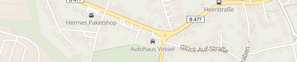 Karte VW Autohaus Vossel Mechernich