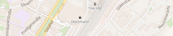 Karte E-Bike Ladestation Fahrradgarage Hauptbahnhof Trier