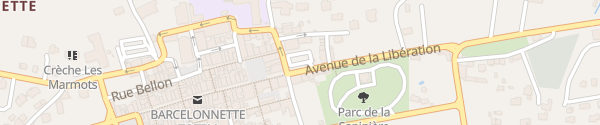 Karte Place Président Paul Reynaud Barcelonnette