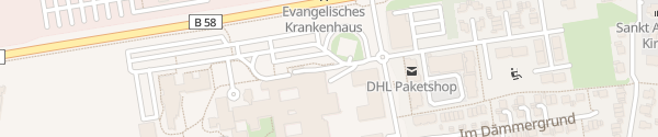 Karte Evangelisches Krankenhaus Wesel