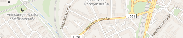 Karte Rheydter Straße Neuss
