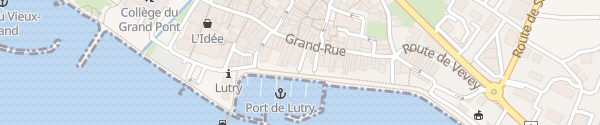 Karte Hôtel Le Rivage Lutry