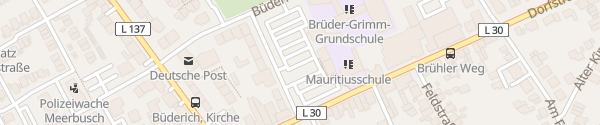 Karte Bürgerbüro Büderich Meerbusch