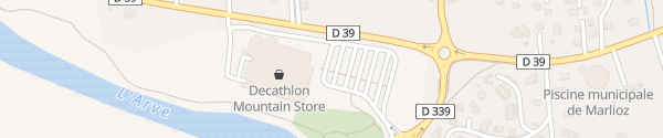Karte Decathlon Mountain Store Passy