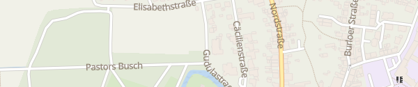Karte Gudulastraße Rhede