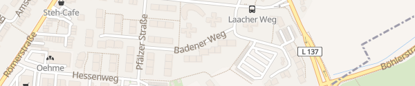 Karte Badener Weg Meerbusch