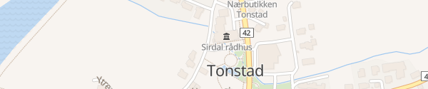 Karte Rådhuset Tonstad