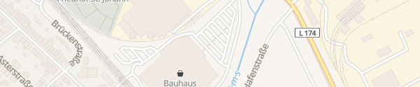 Karte Bauhaus Dillingen/Saar