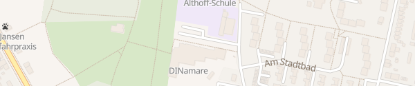 Karte Stadtbad DINamare Dinslaken